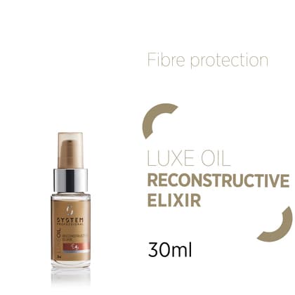 LuxeOil Reconstructive Elixir - Olio Ristrutturante con Cheratina 30 ml