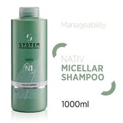 Nativ Shampoo - Shampoo Detossinante per Cute Grassa 1L