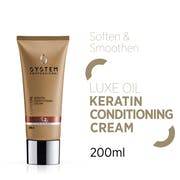 LuxeOil Keratin Conditioning Cream - Balsamo con Cheratina 200 ml